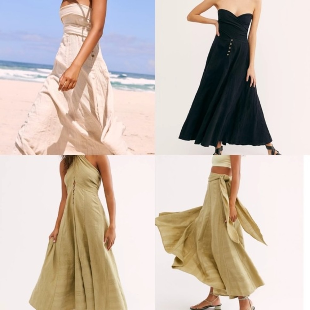 Free People unforgettable convertible maxi skirt